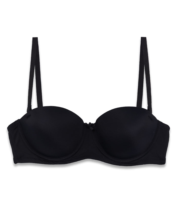 سوتین دکلته مشکی میکروفایبر neev