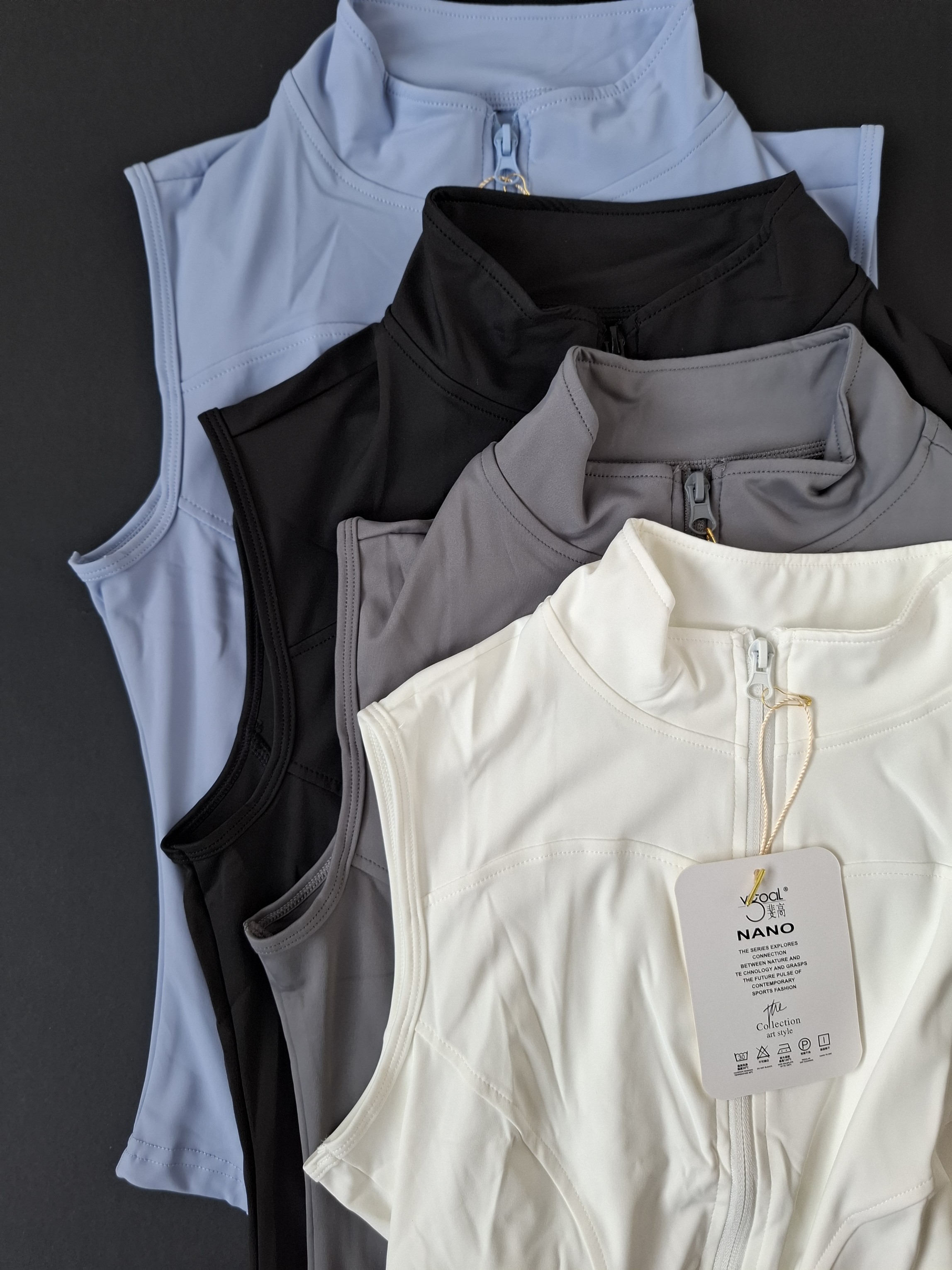 سویشرت تاپ زیپدار یقه ایستاده باشگاهی