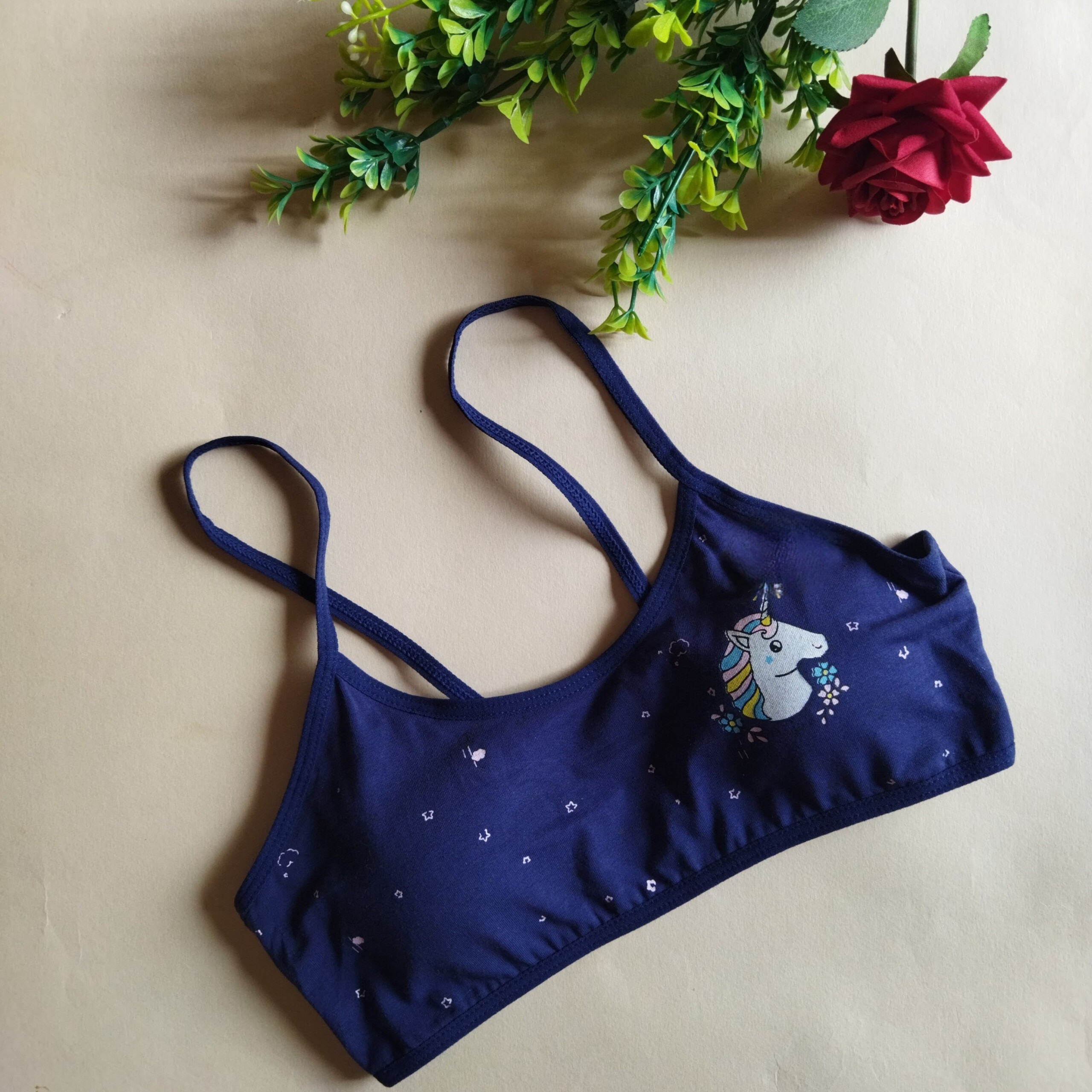 نیمتنه دخترانه پد دار نخ پنبه