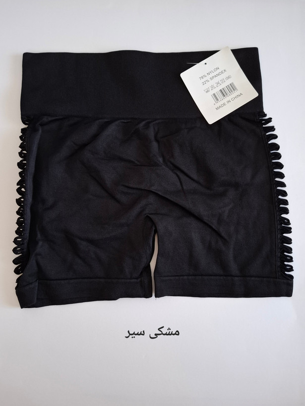 شورتک سیملس بغل زاپدار پشت چین باشگاهی زنانه ارسال رایگان