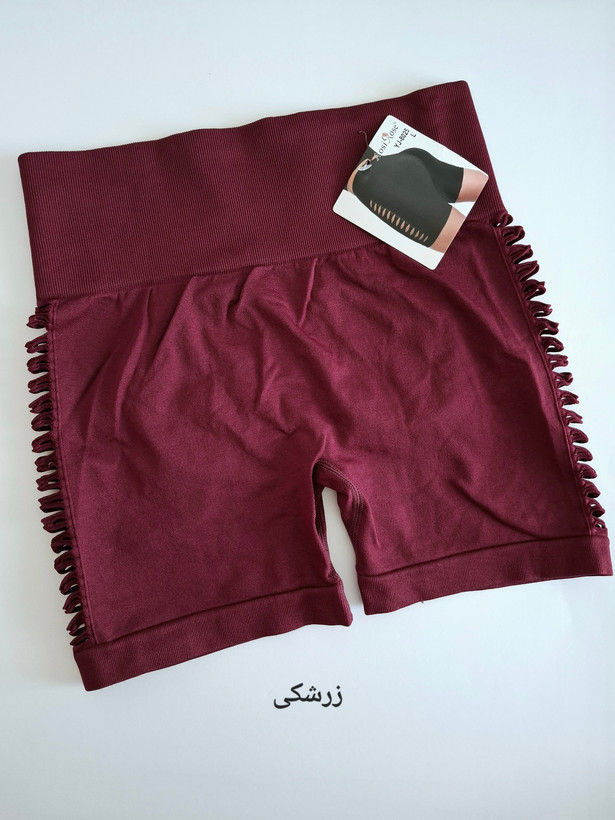 شورتک سیملس بغل زاپدار پشت چین باشگاهی زنانه ارسال رایگان