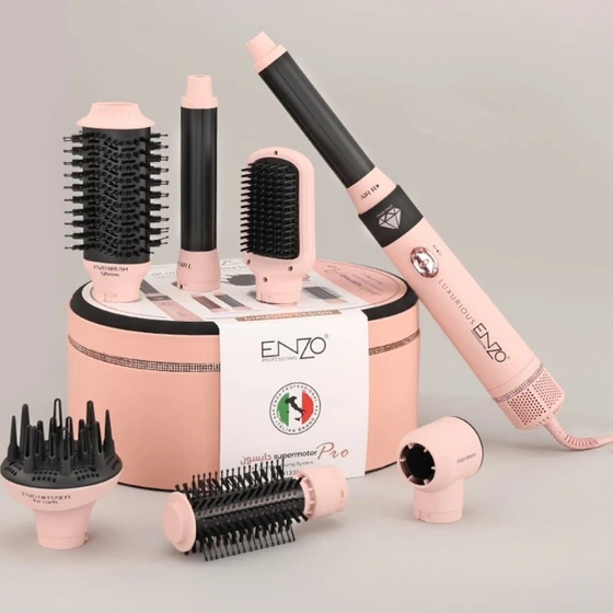 سشوار و حالت‌دهنده چندکاره انزو EN-4133Pro مدل ENZO Airwrap EN-4133Pro 7-in-1