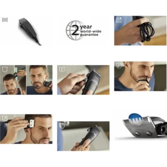ماشین اصلاح سر و صورت فیلیپس مدل HC3100 برق مستقیم