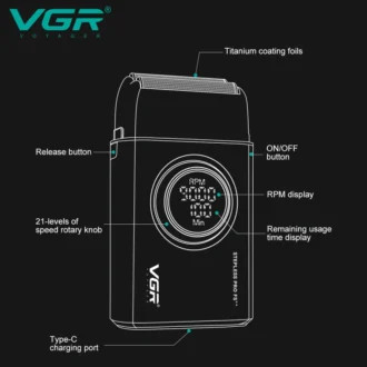 شیور غلتکی VGR مدل V-377